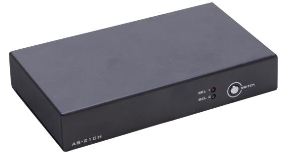 AS-21CH 2Ports Type-C 4k@60Hz KVM Switch