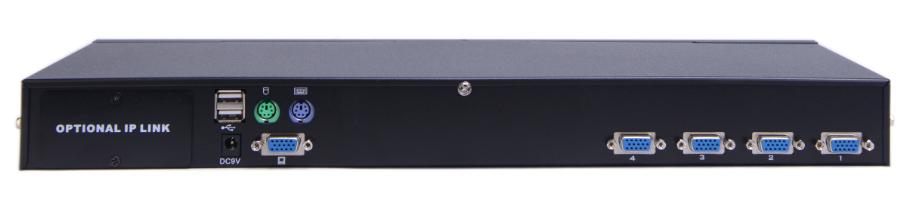 AS-9104DU （VGA Rack-Mountable KVM Switch, 4ports）